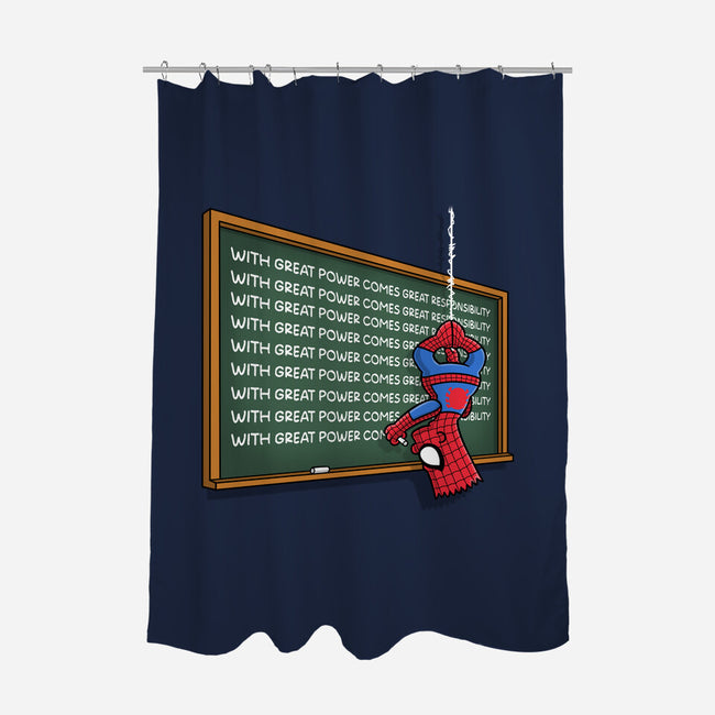Spider Detention-None-Polyester-Shower Curtain-Barbadifuoco
