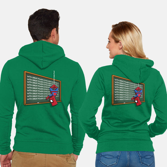 Spider Detention-Unisex-Zip-Up-Sweatshirt-Barbadifuoco