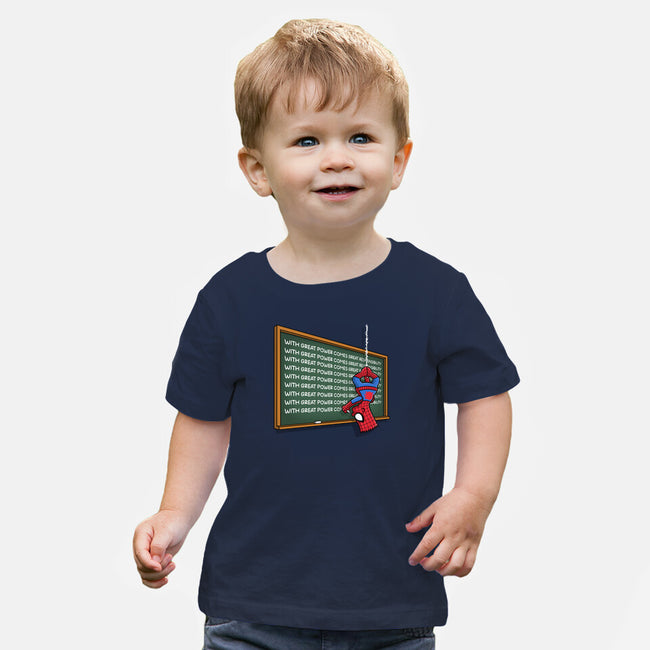 Spider Detention-Baby-Basic-Tee-Barbadifuoco