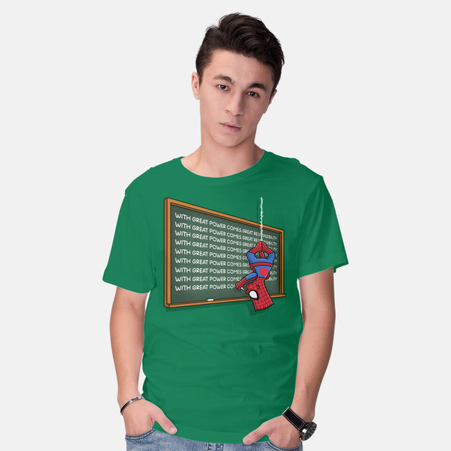 Spider Detention-Mens-Basic-Tee-Barbadifuoco