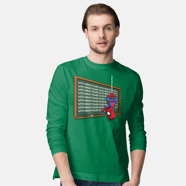 Spider Detention-Mens-Long Sleeved-Tee-Barbadifuoco