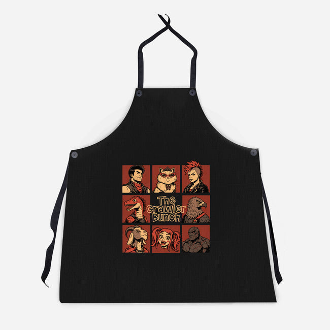 Dungeon Crawler Bunch-Unisex-Kitchen-Apron-Studio Mootant