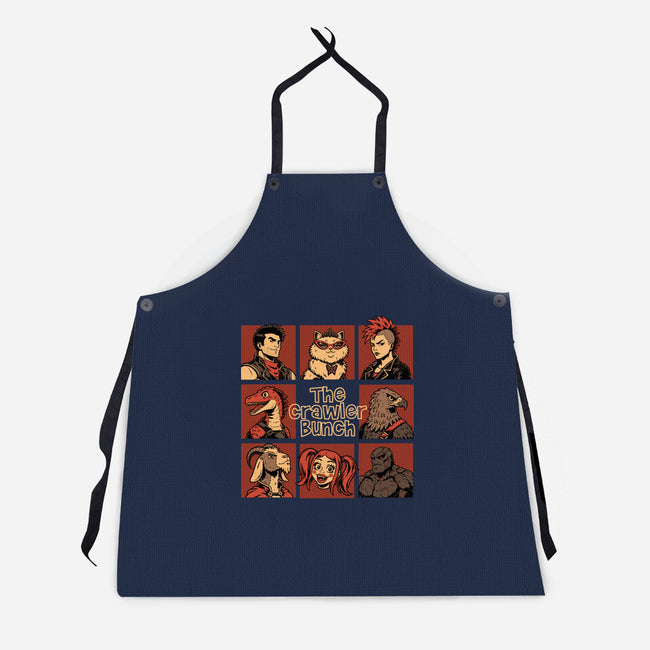 Dungeon Crawler Bunch-Unisex-Kitchen-Apron-Studio Mootant