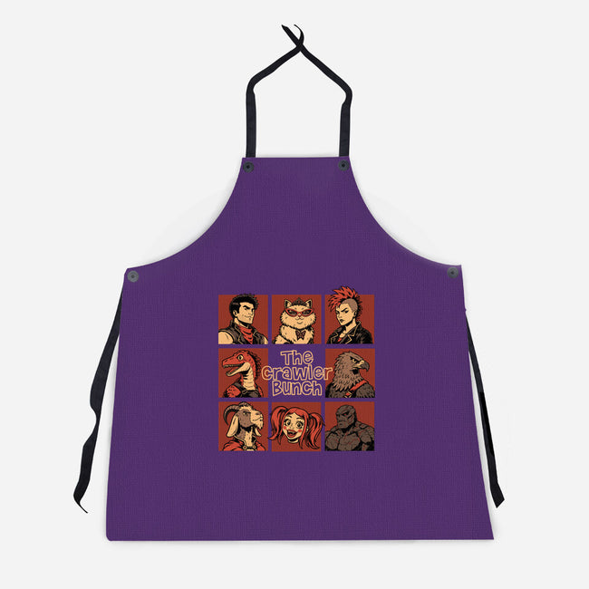 Dungeon Crawler Bunch-Unisex-Kitchen-Apron-Studio Mootant