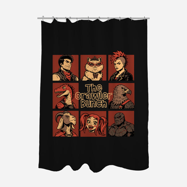 Dungeon Crawler Bunch-None-Polyester-Shower Curtain-Studio Mootant