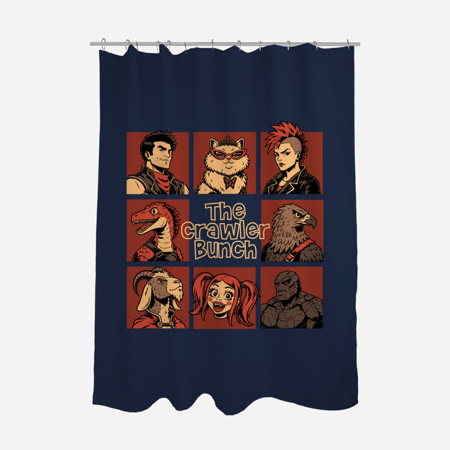 Dungeon Crawler Bunch-None-Polyester-Shower Curtain-Studio Mootant