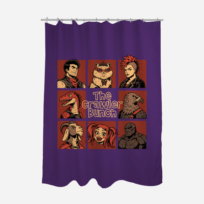 Dungeon Crawler Bunch-None-Polyester-Shower Curtain-Studio Mootant