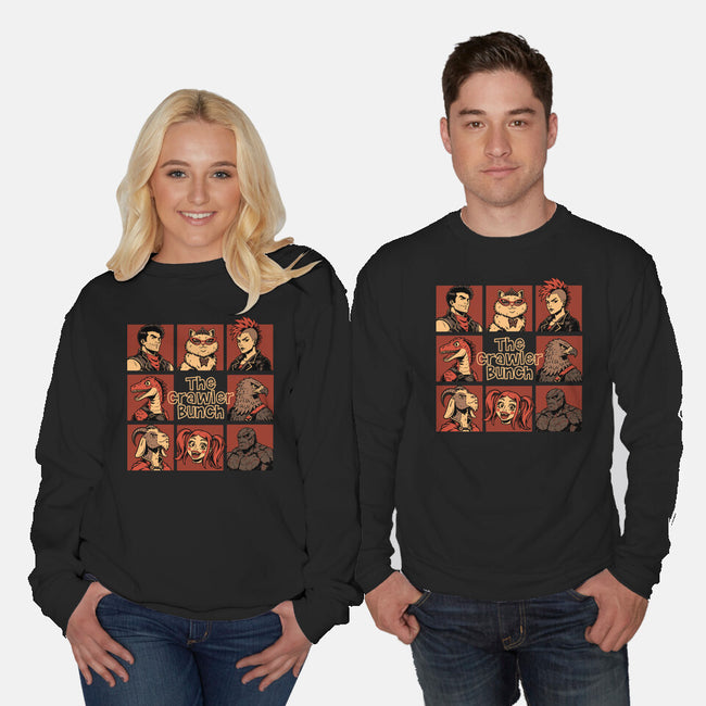 Dungeon Crawler Bunch-Unisex-Crew Neck-Sweatshirt-Studio Mootant