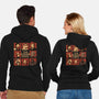 Dungeon Crawler Bunch-Unisex-Zip-Up-Sweatshirt-Studio Mootant
