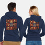 Dungeon Crawler Bunch-Unisex-Zip-Up-Sweatshirt-Studio Mootant
