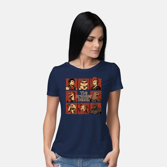 Dungeon Crawler Bunch-Womens-Basic-Tee-Studio Mootant