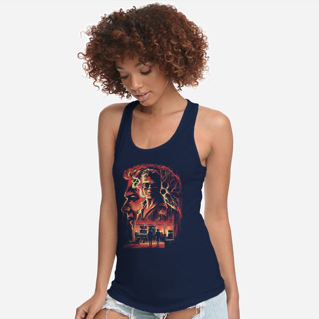 Where Is My Mind-Womens-Racerback-Tank-zascanauta