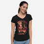 Where Is My Mind-Womens-V-Neck-Tee-zascanauta