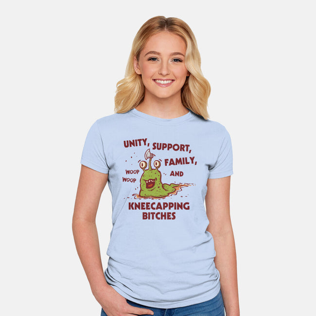 Unity Support And Family-Womens-Fitted-Tee-kg07