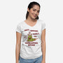 Unity Support And Family-Womens-V-Neck-Tee-kg07