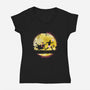 Dungeon Matata-Womens-V-Neck-Tee-dandingeroz