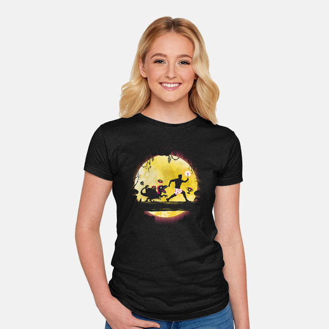 Dungeon Matata-Womens-Fitted-Tee-dandingeroz
