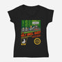 The Holy Grail Quest-Womens-V-Neck-Tee-erion_designs