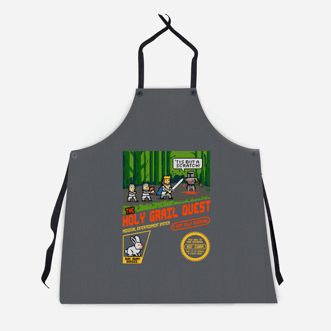 The Holy Grail Quest-Unisex-Kitchen-Apron-erion_designs