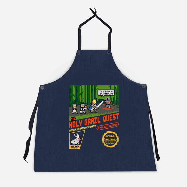 The Holy Grail Quest-Unisex-Kitchen-Apron-erion_designs