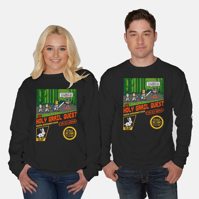 The Holy Grail Quest-Unisex-Crew Neck-Sweatshirt-erion_designs