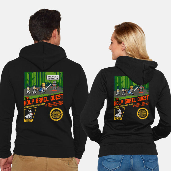 The Holy Grail Quest-Unisex-Zip-Up-Sweatshirt-erion_designs