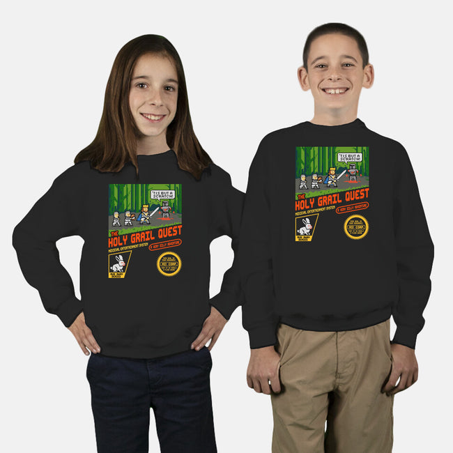 The Holy Grail Quest-Youth-Crew Neck-Sweatshirt-erion_designs
