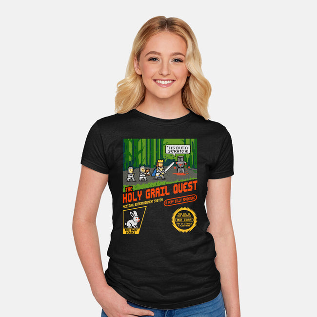 The Holy Grail Quest-Womens-Fitted-Tee-erion_designs