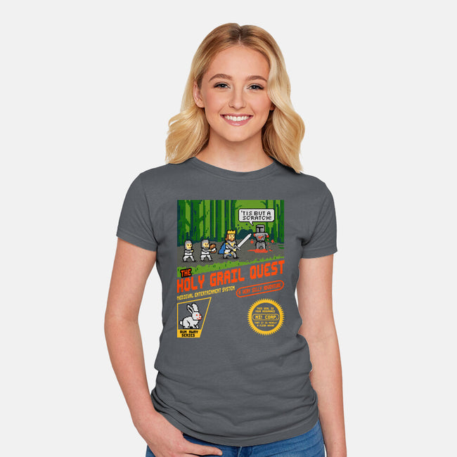 The Holy Grail Quest-Womens-Fitted-Tee-erion_designs