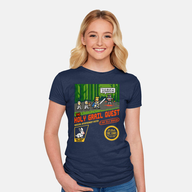 The Holy Grail Quest-Womens-Fitted-Tee-erion_designs