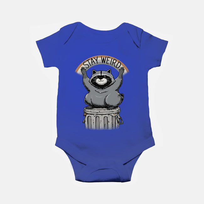 Just Stay Weird-Baby-Basic-Onesie-pigboom