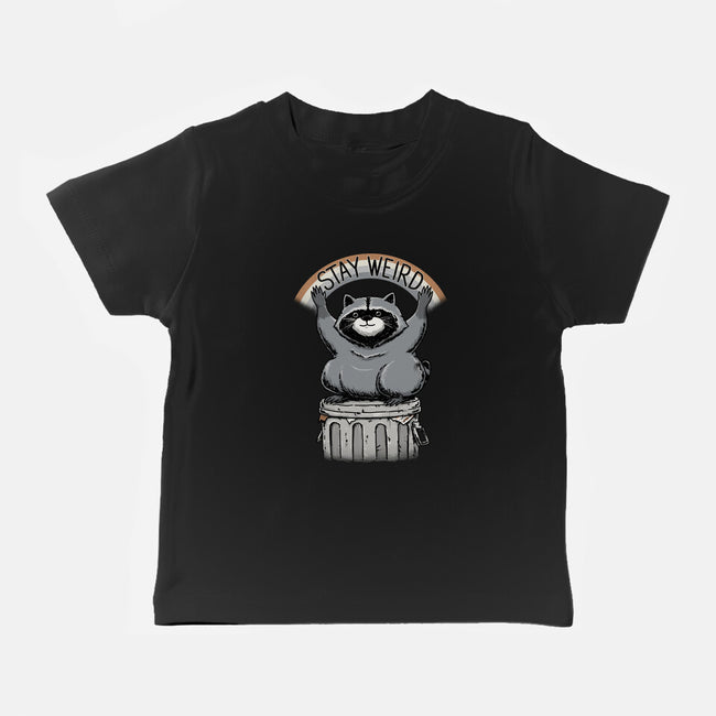 Just Stay Weird-Baby-Basic-Tee-pigboom