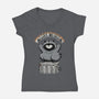 Just Stay Weird-Womens-V-Neck-Tee-pigboom