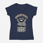Just Stay Weird-Womens-V-Neck-Tee-pigboom