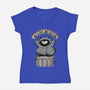 Just Stay Weird-Womens-V-Neck-Tee-pigboom