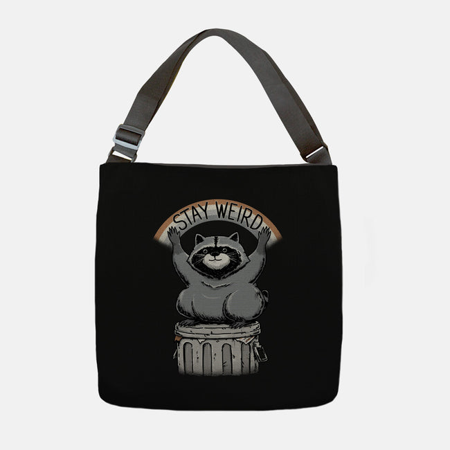 Just Stay Weird-None-Adjustable Tote-Bag-pigboom