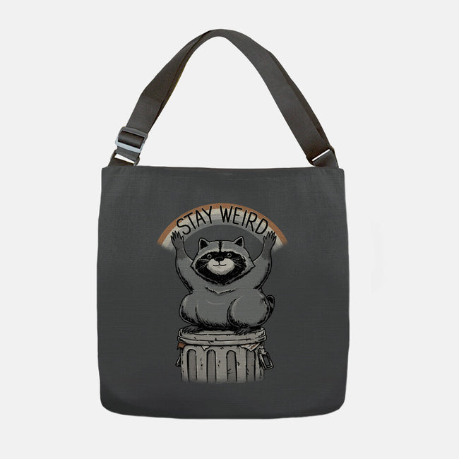 Just Stay Weird-None-Adjustable Tote-Bag-pigboom
