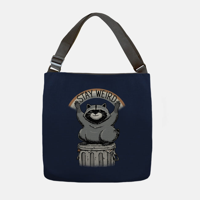 Just Stay Weird-None-Adjustable Tote-Bag-pigboom