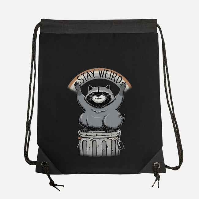 Just Stay Weird-None-Drawstring-Bag-pigboom