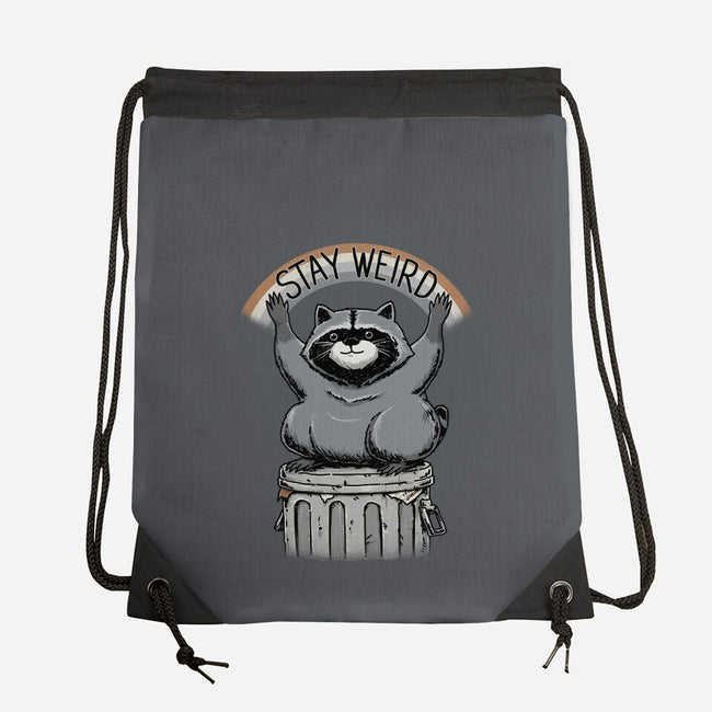 Just Stay Weird-None-Drawstring-Bag-pigboom