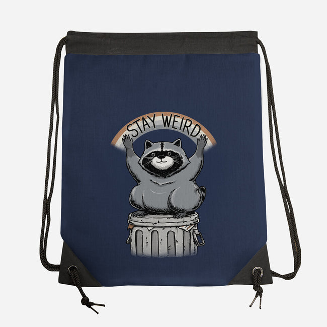 Just Stay Weird-None-Drawstring-Bag-pigboom