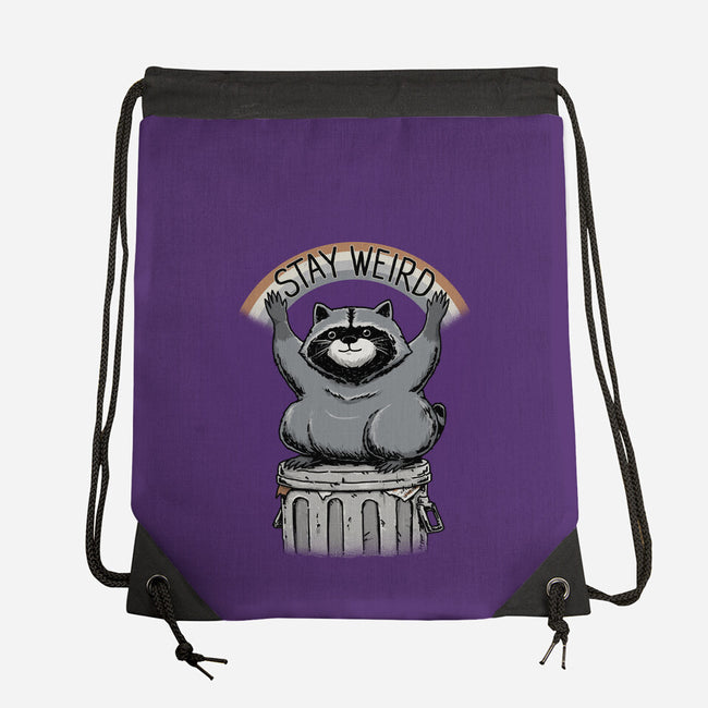 Just Stay Weird-None-Drawstring-Bag-pigboom
