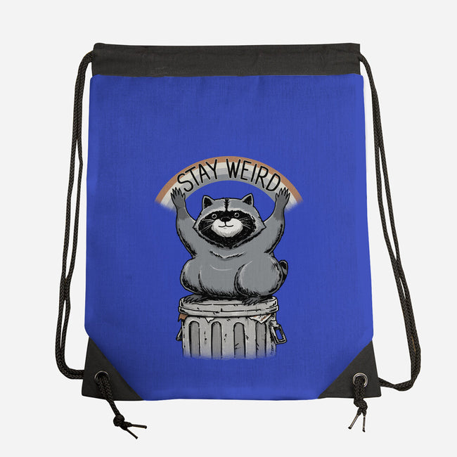 Just Stay Weird-None-Drawstring-Bag-pigboom