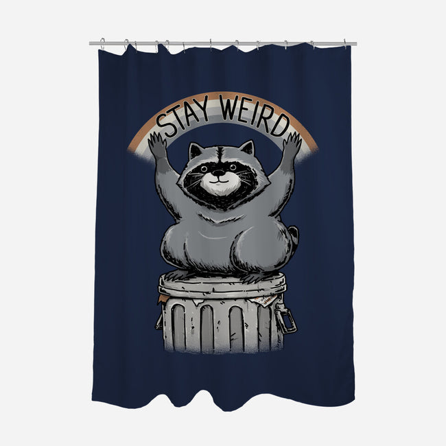 Just Stay Weird-None-Polyester-Shower Curtain-pigboom