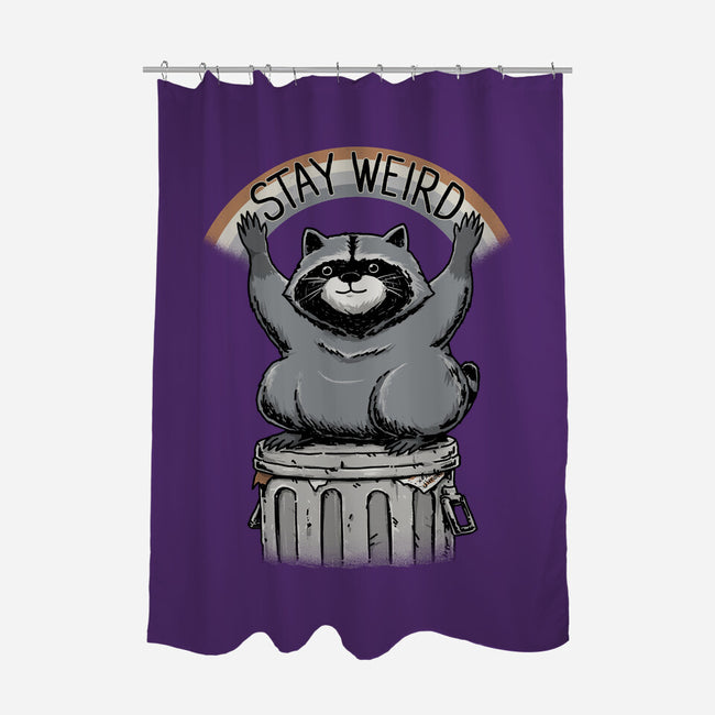 Just Stay Weird-None-Polyester-Shower Curtain-pigboom