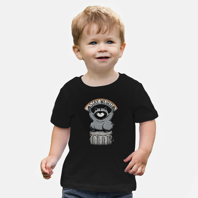 Just Stay Weird-Baby-Basic-Tee-pigboom