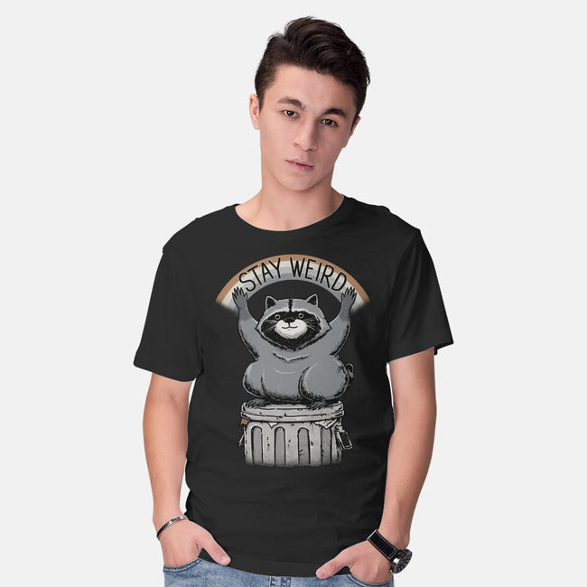 Just Stay Weird-Mens-Basic-Tee-pigboom