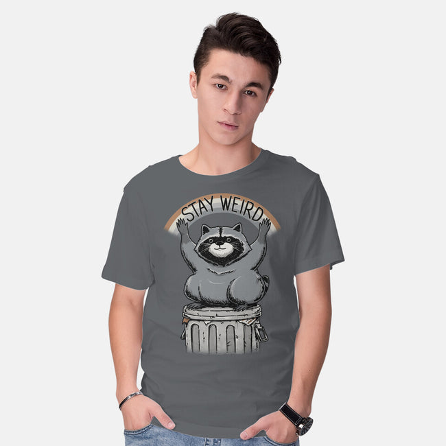 Just Stay Weird-Mens-Basic-Tee-pigboom