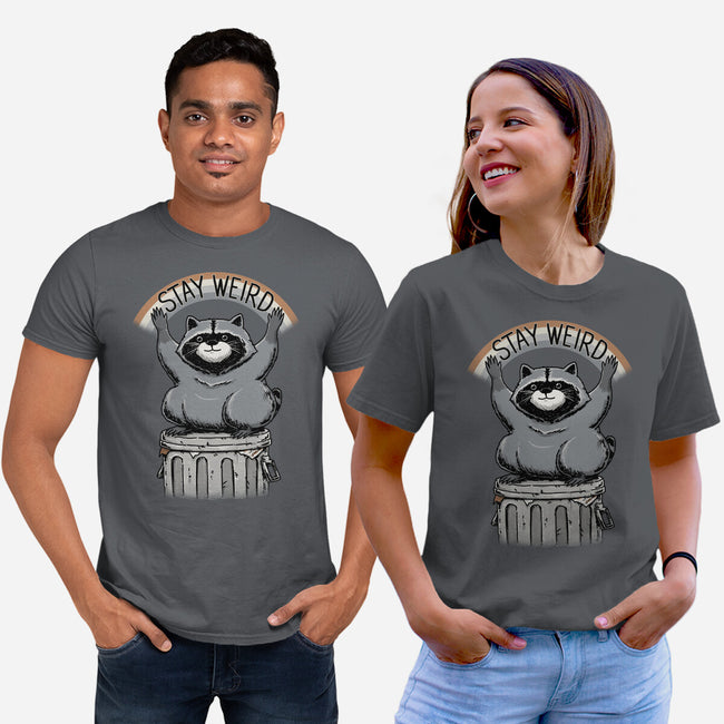 Just Stay Weird-Unisex-Basic-Tee-pigboom