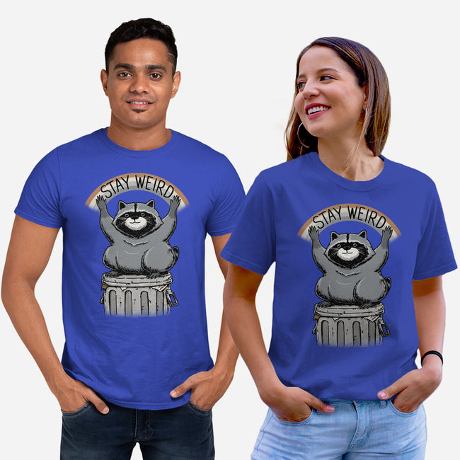 Just Stay Weird-Unisex-Basic-Tee-pigboom